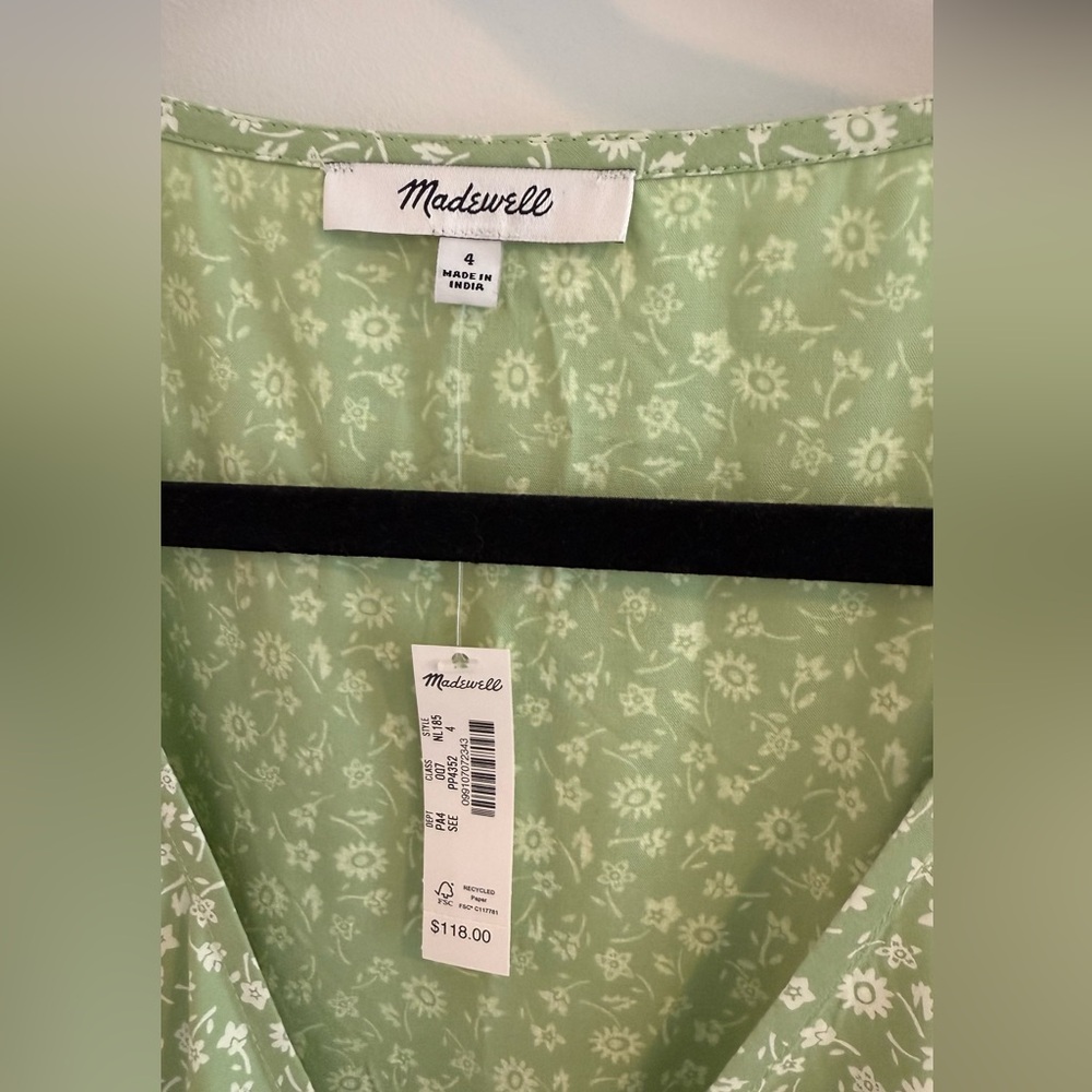 Madewell floral dress (size 4, never worn) - Picture 2 of 3